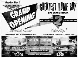 Hallcraft Homes Grand Opening advertisement, Scottsdale