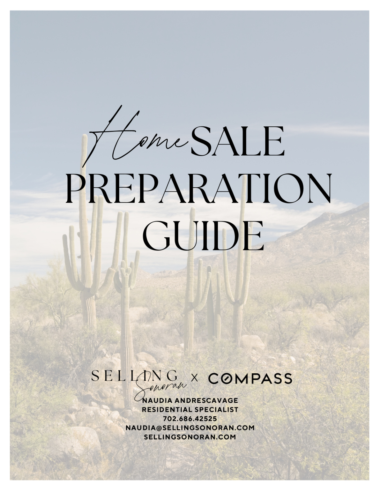 Home Sale Preparation Guide by the Selling Sonoran Group at Compass — cover